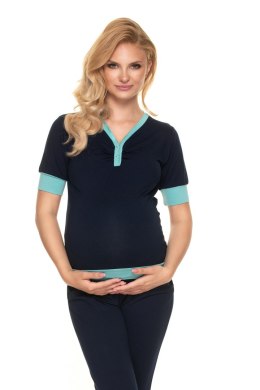 Piżama Ciążowa Model 0184 Navy - PeeKaBoo - S/M