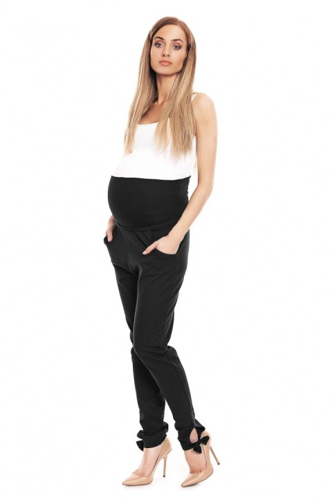 Spodnie Ciążowe Model 0135 Black - PeeKaBoo - L/XL Spodnie Ciążowe Model 0135 Black - PeeKaBoo - L/XL