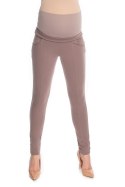 Spodnie Ciążowe Model 0174 Cappuccino - PeeKaBoo - S/M
