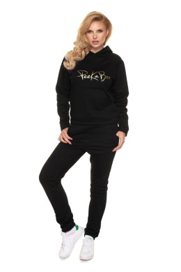 Spodnie Dres Damski Model 0196 Black - PeeKaBoo - S/M