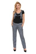 Spodnie Ogrodniczki Model 0188 Black - PeeKaBoo - L/XL