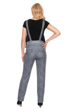 Spodnie Ogrodniczki Model 0188 Black - PeeKaBoo - L/XL