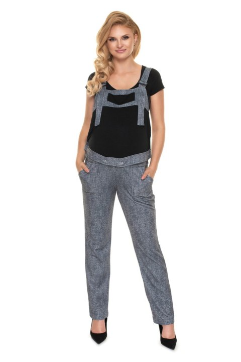 Spodnie Ogrodniczki Model 0188 Black - PeeKaBoo - S/M Spodnie Ogrodniczki Model 0188 Black - PeeKaBoo - S/M