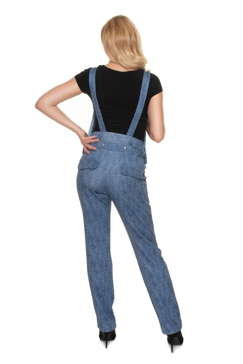 Spodnie Ogrodniczki Model 0188 Blue - PeeKaBoo - L/XL Spodnie Ogrodniczki Model 0188 Blue - PeeKaBoo - L/XL