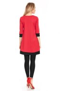 Sukienka Ciążowa Model 0125 Red - PeeKaBoo - L/XL Sukienka Ciążowa Model 0125 Red - PeeKaBoo - L/XL