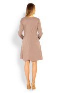 Sukienka Ciążowa Model 1359C Cappuccino - PeeKaBoo - L/XL Sukienka Ciążowa Model 1359C Cappuccino - PeeKaBoo - L/XL