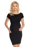 Sukienka Ciążowa Model 1702 Black - PeeKaBoo - uniwersalny
