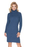 Sukienka Model 70026 Jeans - PeeKaBoo - uniwersalny Sukienka Model 70026 Jeans - PeeKaBoo - uniwersalny