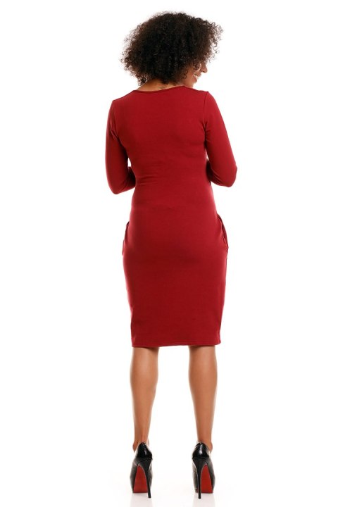 Sukienka model 1445 Crimson - PeeKaBoo - L/XL