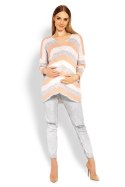 Sweter Ciążowy Model 30057C Morela - PeeKaBoo - uniwersalny