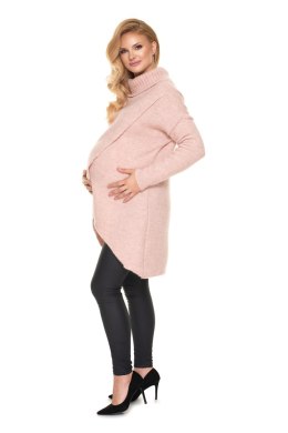 Sweter Ciążowy Model 30078 Pink - PeeKaBoo - uniwersalny