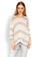 Sweter Damski Model 30057 Yellow - PeeKaBoo - uniwersalny Sweter Damski Model 30057 Yellow - PeeKaBoo - uniwersalny