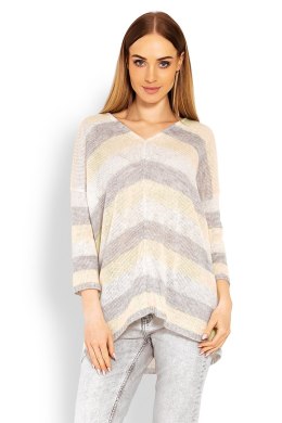Sweter Damski Model 30057 Yellow - PeeKaBoo - uniwersalny