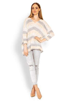 Sweter Damski Model 30057 Yellow - PeeKaBoo - uniwersalny