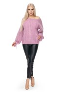 Sweter Damski Model 30061 Lila - PeeKaBoo - uniwersalny