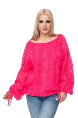 Sweter Damski Model 30061 Pink - PeeKaBoo - uniwersalny