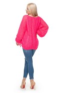 Sweter Damski Model 30061 Pink - PeeKaBoo - uniwersalny Sweter Damski Model 30061 Pink - PeeKaBoo - uniwersalny