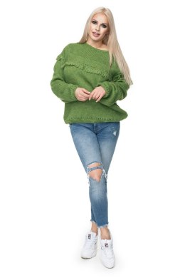 Sweter Damski Model 30062 Green - PeeKaBoo - uniwersalny
