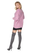 Sweter Damski Model 30064 Lila - PeeKaBoo - uniwersalny Sweter Damski Model 30064 Lila - PeeKaBoo - uniwersalny