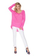 Sweter Damski Model 30067 Neon Pink - PeeKaBoo - uniwersalny Sweter Damski Model 30067 Neon Pink - PeeKaBoo - uniwersalny