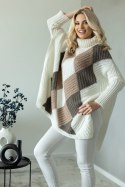 Sweter Damski Model 30088 Cream - PeeKaBoo - uniwersalny Sweter Damski Model 30088 Cream - PeeKaBoo - uniwersalny