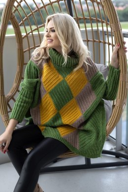 Sweter Damski Model 30088 Green - PeeKaBoo - uniwersalny