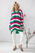 Sweter Damski Model 30091 Dark Green - PeeKaBoo - uniwersalny Sweter Damski Model 30091 Dark Green - PeeKaBoo - uniwersalny