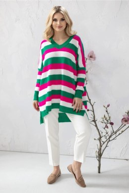 Sweter Damski Model 30091 Dark Green - PeeKaBoo - uniwersalny