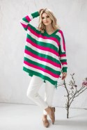 Sweter Damski Model 30091 Dark Green - PeeKaBoo - uniwersalny Sweter Damski Model 30091 Dark Green - PeeKaBoo - uniwersalny