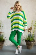 Sweter Damski Model 30091 Ecru - PeeKaBoo - uniwersalny Sweter Damski Model 30091 Ecru - PeeKaBoo - uniwersalny