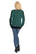 Sweter Damski Model 70038 Forest Green - PeeKaBoo - uniwersalny Sweter Damski Model 70038 Forest Green - PeeKaBoo - uniwersalny