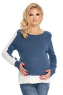 Sweter Damski Model 70038 Jeans - PeeKaBoo - uniwersalny Sweter Damski Model 70038 Jeans - PeeKaBoo - uniwersalny
