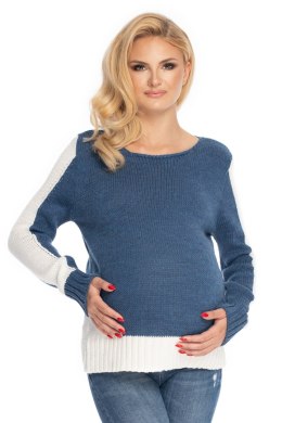 Sweter Damski Model 70038 Jeans - PeeKaBoo - uniwersalny