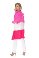 Sweter Kardigan Model 30069 Pink/Fuksja - PeeKaBoo - uniwersalny Sweter Kardigan Model 30069 Pink/Fuksja - PeeKaBoo - uniwersalny