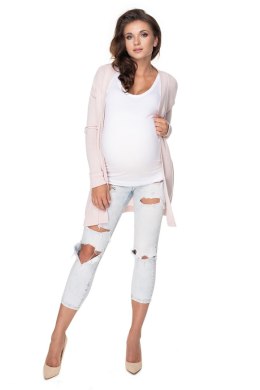 Sweter Kardigan Model 40043 Powder Pink - PeeKaBoo - uniwersalny