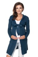 Sweter Kardigan Model 40045 Petrol - PeeKaBoo - uniwersalny