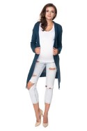 Sweter Kardigan Model 40045 Petrol - PeeKaBoo - uniwersalny