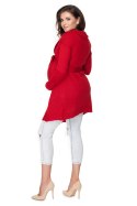 Sweter Kardigan Model 40045 Red - PeeKaBoo - uniwersalny Sweter Kardigan Model 40045 Red - PeeKaBoo - uniwersalny