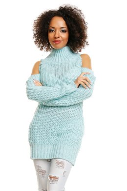 Sweter model 30040 Ice Mint - PeeKaBoo - uniwersalny