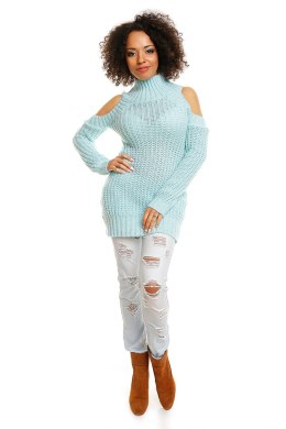 Sweter model 30040 Ice Mint - PeeKaBoo - uniwersalny