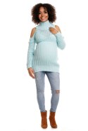 Sweter model 30040C Ice Mint - PeeKaBoo - uniwersalny Sweter model 30040C Ice Mint - PeeKaBoo - uniwersalny