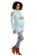 Sweter model 30040C Ice Mint - PeeKaBoo - uniwersalny Sweter model 30040C Ice Mint - PeeKaBoo - uniwersalny