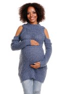 Sweter model 30040C Jeans - PeeKaBoo - uniwersalny Sweter model 30040C Jeans - PeeKaBoo - uniwersalny