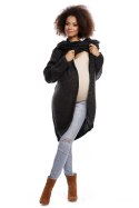 Sweter model 30051C Black - PeeKaBoo - uniwersalny Sweter model 30051C Black - PeeKaBoo - uniwersalny