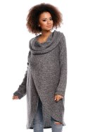 Sweter model 30051C Dark Gray - PeeKaBoo - uniwersalny Sweter model 30051C Dark Gray - PeeKaBoo - uniwersalny
