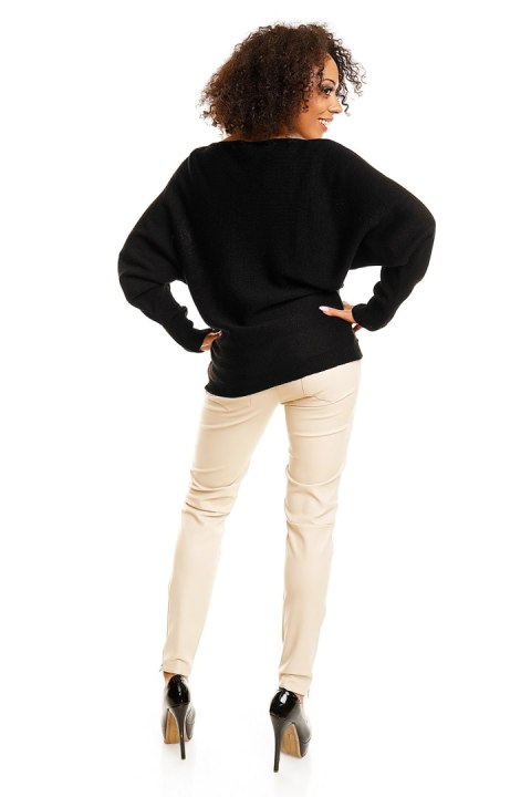 Sweter model 70003 Black - PeeKaBoo - uniwersalny Sweter model 70003 Black - PeeKaBoo - uniwersalny