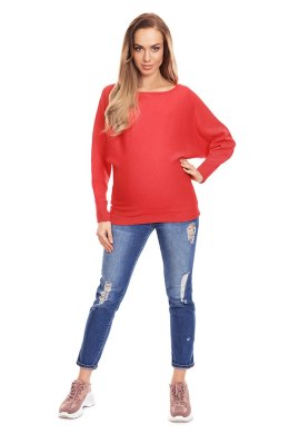 Sweter model 70003C Neon Coral - PeeKaBoo - uniwersalny