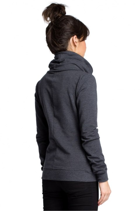 Bluza Damska Model B071 Grafit - BeWear - M Bluza Damska Model B071 Grafit - BeWear - M