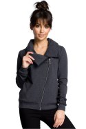 Bluza Damska Model B071 Grafit - BeWear - S Bluza Damska Model B071 Grafit - BeWear - S