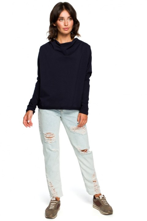 Bluza Damska Model B094 Navy - BeWear - 2XL/3XL Bluza Damska Model B094 Navy - BeWear - 2XL/3XL